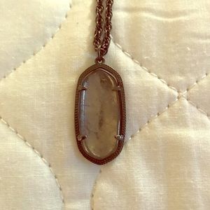 Custom Kendra Scott Crackled Necklace